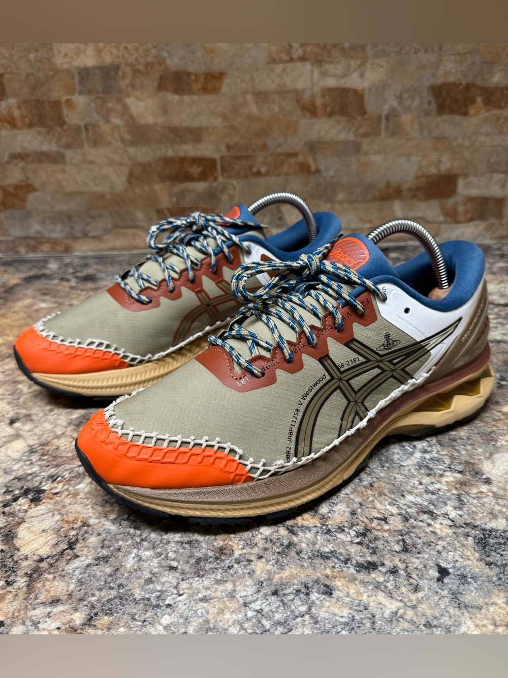 Vivienne Westwood x ASICS Gel Kayano 27 DE Lichen Green Brown Size 9
